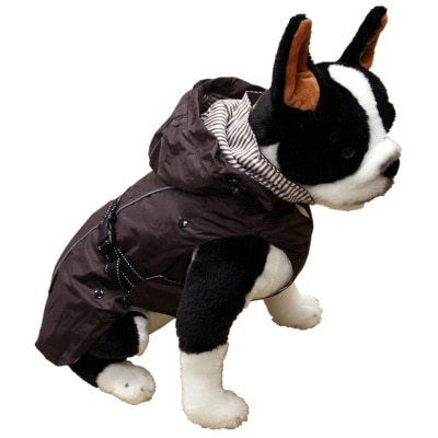One for Pets All-Weather Raincoat-Brown-M