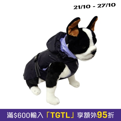 One for Pets All Weather Raincoat Navy M image