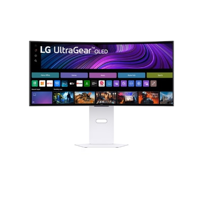 LG 樂金 UltraGear™ 34GX90SA-W 34" 240Hz WQHD OLED 弧形 電競顯示屏