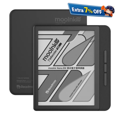 Readmoo 7" mooInk Nana BW E-Reader