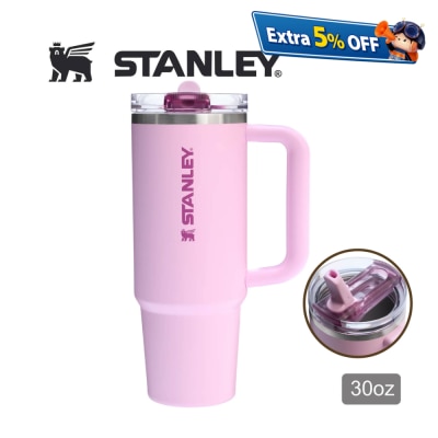 Stanley STANLEY 30oz PROTOUR 系列 (防漏) 真空保温吸管随手杯 - CHERRY BLOSSOM