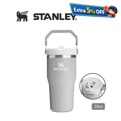Stanley STANLEY 20OZ ICEFLOW FLIP STRAW 系列真空保直饮冷瓶 - ASH