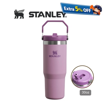 Stanley STANLEY 30OZ ICEFLOW FLIP STRAW 系列真空保直饮冷瓶 - LILAC
