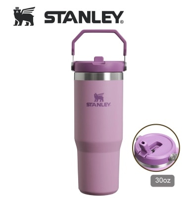 Stanley STANLEY 30OZ ICEFLOW FLIP STRAW 系列真空保直饮冷瓶 - LILAC