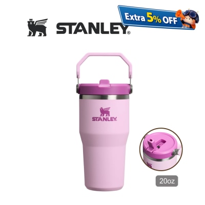 Stanley STANLEY 20OZ ICEFLOW FLIP STRAW 系列真空保直饮冷瓶 - CHERRY BLOSSOM