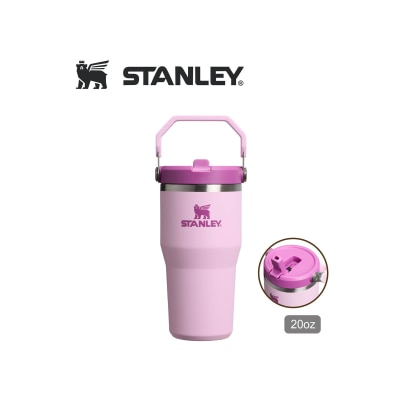 Stanley STANLEY 20OZ ICEFLOW FLIP STRAW 系列真空保直饮冷瓶 - CHERRY BLOSSOM