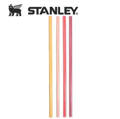 Stanley STANLEY 4P 30oz 随手杯吸管套装 - 橙/红