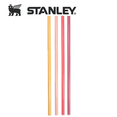 Stanley STANLEY 4P 30oz 隨手杯吸管套裝 - 橙/紅