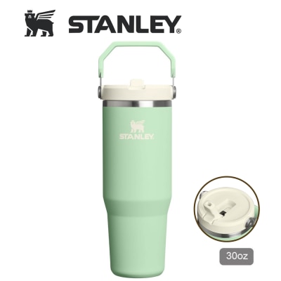 Stanley STANLEY 30OZ ICEFLOW FLIP STRAW 系列真空保直饮冷瓶 - PISTACHIO