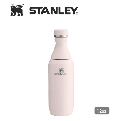 Stanley STANLEY 12oz ALL DAY SLIM 系列两段式纤巧水瓶 - ROSE QUARTZ