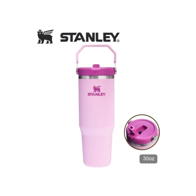 Stanley STANLEY 30OZ ICEFLOW FLIP STRAW 系列真空保直饮冷瓶 - CHERRY BLOSSOM