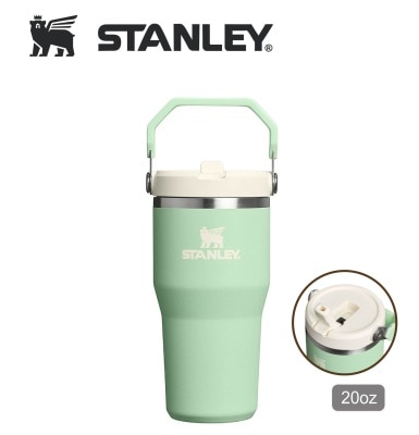 Stanley STANLEY 20OZ ICEFLOW FLIP STRAW 系列真空保直饮冷瓶 - PISTACHIO