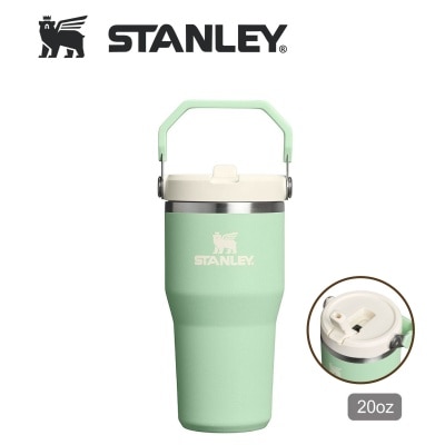 Stanley STANLEY 20OZ ICEFLOW FLIP STRAW 系列真空保直飲冷瓶 - PISTACHIO
