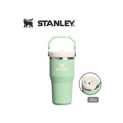 Stanley STANLEY 20OZ ICEFLOW FLIP STRAW 系列真空保直饮冷瓶 - PISTACHIO