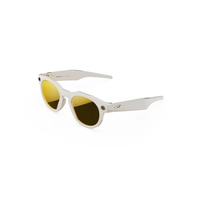Oakley Meta HSTN High bridge fit Warm Grey Prizm 24K Polarized Standard Smart Glasses