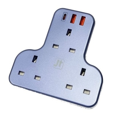 MEC 日本刚 3位T型插座3 USB PD20W 电源拖板