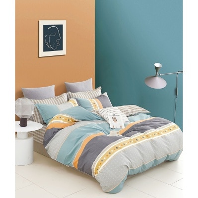 Casablanca CB933GBV48 CASA-V 820針純棉印花系列床品套裝-4呎雙人