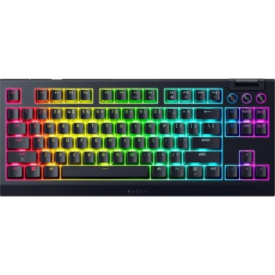 Razer Blackwidow V4 Tenkeyless Hyperspeed Wireless Hot-swappable Gaming Keyboard (Orange Switch)