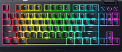 Razer 雷蛇 Blackwidow V4 Tenkeyless Hyperspeed - 熱無線插拔遊戲鍵盤 (橙軸)