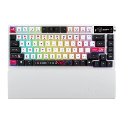 ASUS 華碩 ROG Azoth X 75% 客製化電競鍵盤 - Snow V2軸