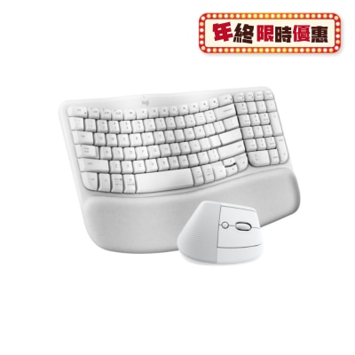 LOGITECH 羅技 Wave Keys & Lift人體工學鍵鼠套裝