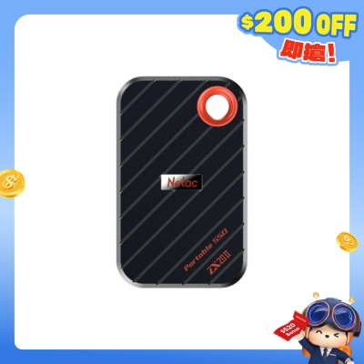 Netac 朗科 - ZX20 II USB 3.2 Gen 2 Type-C 磁吸外置硬盘 (SSD) 1TB