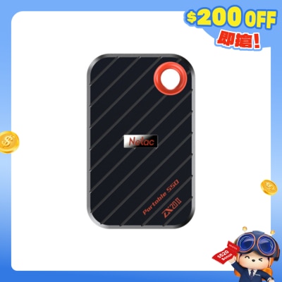 Netac 朗科 - ZX20 II USB 3.2 Gen 2 Type-C 磁吸外置硬盘 (SSD) 2TB