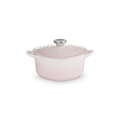 Le Creuset 心形珐琅铸铁锅 20厘米 Shell Pink