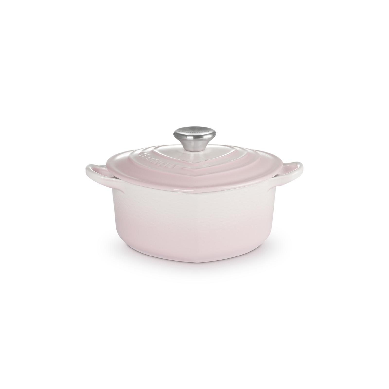 Le Creuset 心形琺瑯鑄鐵鍋20厘米Shell Pink | Fortress 豐澤
