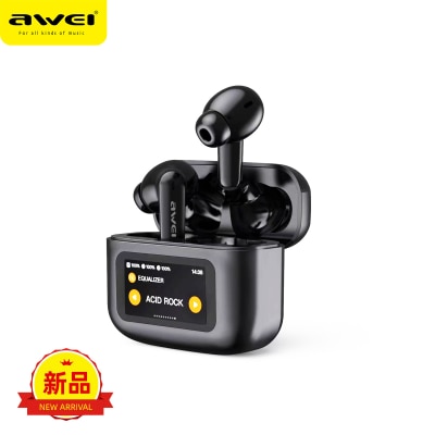 awei T56 ANC LED觸控彩色螢幕主動降噪藍牙耳機 耳機