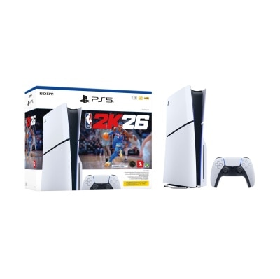 SONY 索尼 PlayStation 5 PS5 Slim – NBA 2K26 组合包 游戏主机
