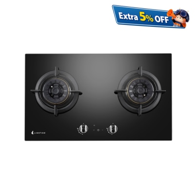 Lighting LGC62CNB-T Table top double burner gas hob (Town gas) Built in Gas cooker