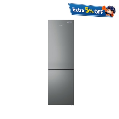 WHIRLPOOL WF2B251RSS 251L 2-Door Bottom Mount Refrigerator-Freezer Fridge