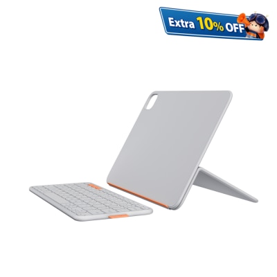 LOGITECH 罗技 FLIP FOLIO 磁吸式 iPad 键盘保护支架 (适用于 iPad Air 11" M3 & M2, Air 5代及 iPad Pro 11" M5 & M4)