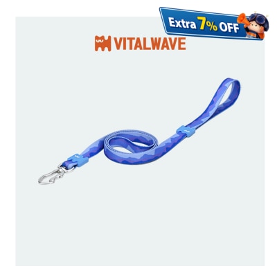 VITAL WAVE 渐变山海印花织带项圈- 临渊蓝(M)