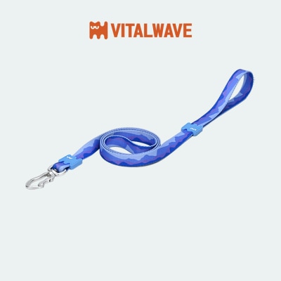VITAL WAVE 渐变山海印花织带项圈- 临渊蓝(M)