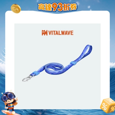 VITAL WAVE - 渐变山海印花织带项圈- 临渊蓝(M)