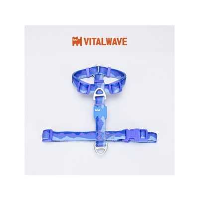 VITAL WAVE Gradient Peaks H-shaped Pet Chest Strap