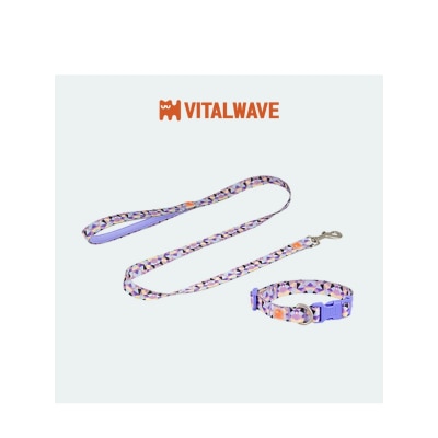 VITAL WAVE 鑽石璀璨套装犬用项圈与犬猫通用牵引绳