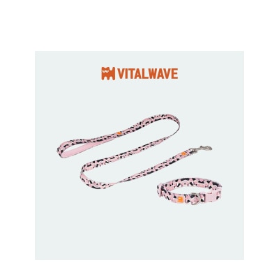 VITAL WAVE - 鑽石璀璨套装犬用项圈与犬猫通用牵引绳