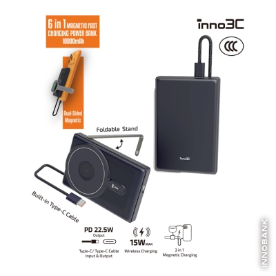 inno3C 创品 KH-36 10000mAh 6合1磁吸快充行动电源