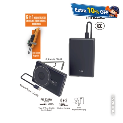 inno3C 创品 KH-36 10000mAh 6合1磁吸快充行动电源