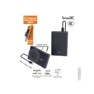 inno3C 創品 KH-36 10000mAh 6合1磁吸快充行動電源