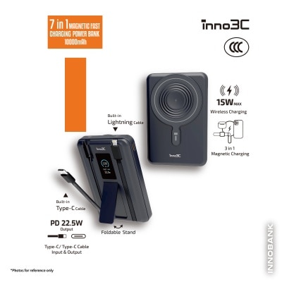 inno3C 創品 KH-99 7合1磁吸快充行動電源 10000mAh