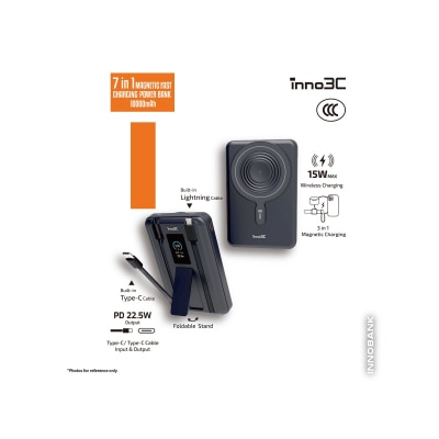 inno3C KH-99 7 in 1 Magnetic Fast Charging Power Bank 10000mAh