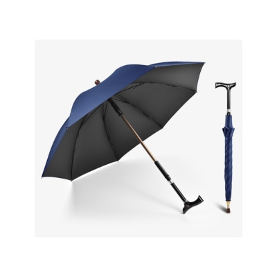 Meds Support Elderly Umbrella Walking Stick Umbrella Combination Height Adjustable