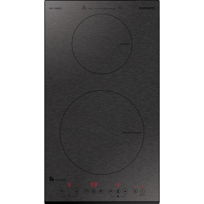 Garwoods EC-7260IC (拉丝铅灰玻璃) 288毫米双头电磁炉 (Series 7 Domino) 嵌入式电磁炉