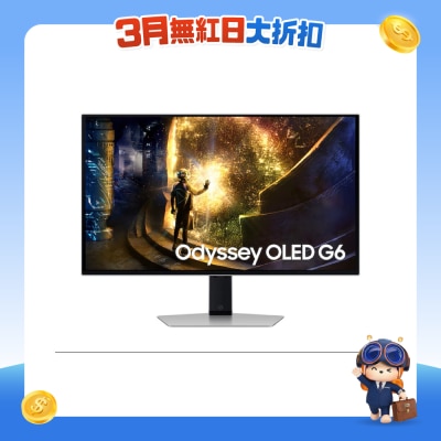SAMSUNG - LS27DG612SCXXK 27" Odyssey OLED G6 G61SD QHD 240Hz Gaming Monitor