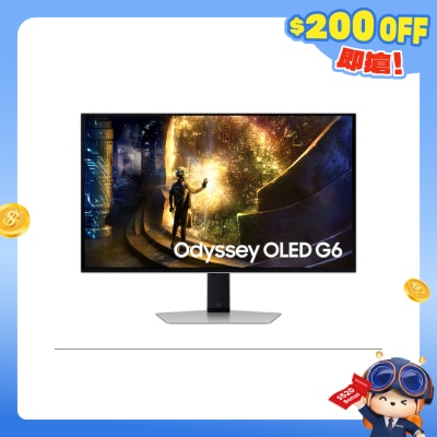 SAMSUNG 三星电子 - LS27DG612SCXXK 27" Odyssey OLED G6 G61SD QHD 240Hz 电竞显示屏