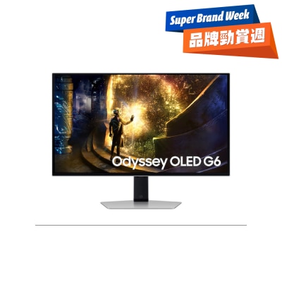 SAMSUNG - LS27DG612SCXXK 27" Odyssey OLED G6 G61SD QHD 240Hz Gaming Monitor